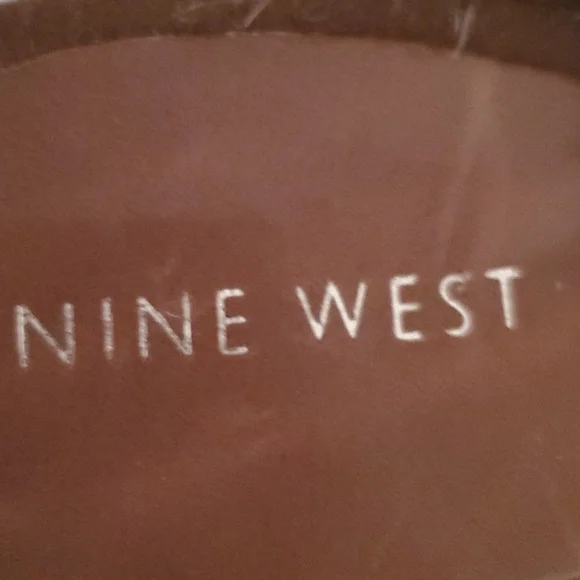 Nine west leather wedge sandal - Picture 7 of 8